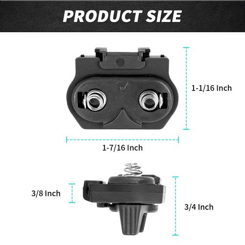 CLSR2U TLR1 Flashlight Pressure Switch Replacement, Compatible with Stream Light Battery Door TLR-1, TLR-1 HL, TLR-2, TLR-2 HL Flashlights, 691136 Flashlight Battery Cover Switch, Black