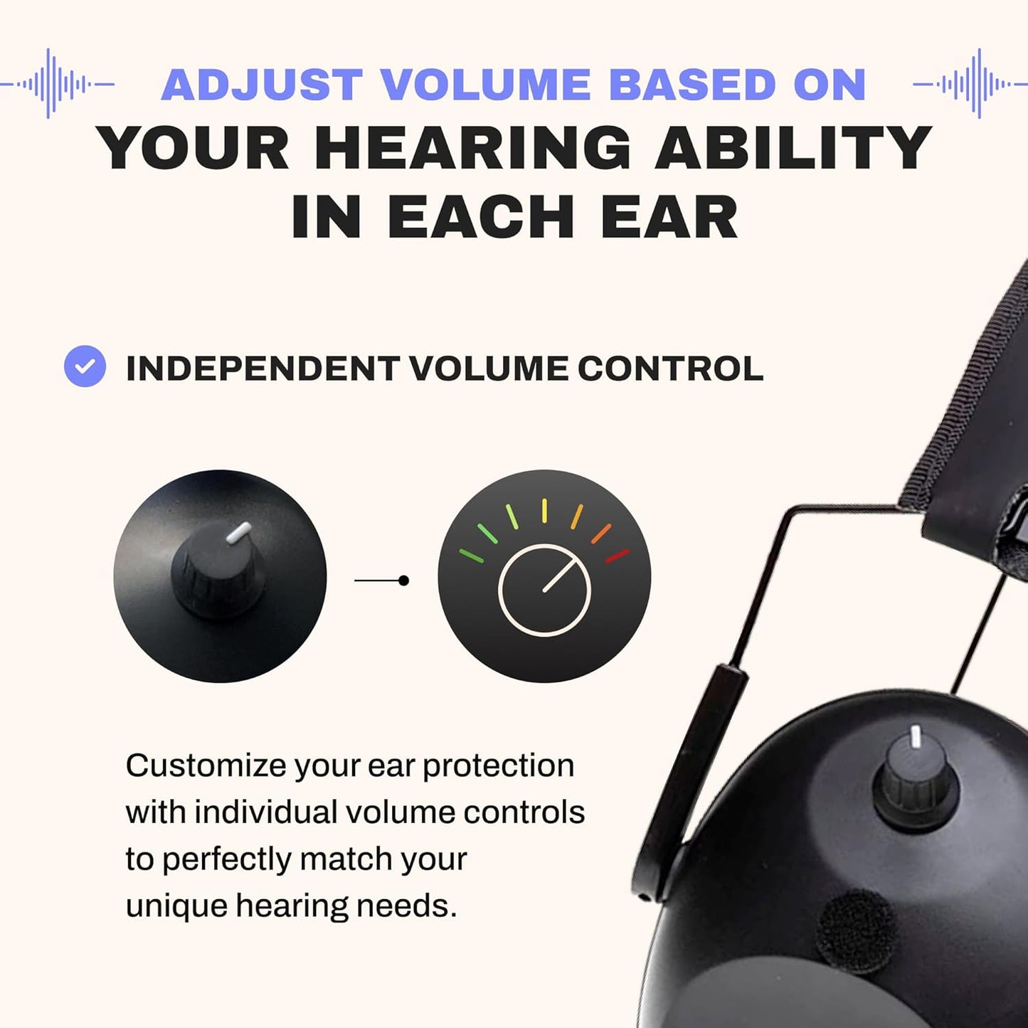 Pro Ears Gold II 26 Ear Muffs, NRR 26, Military Grade Hearing Protection w/DLSC Compression, Gel Ear Seals & Auto Shut Off