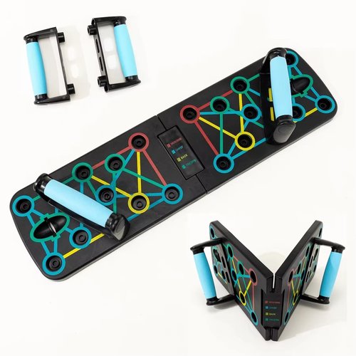 Portable Push Up Board - Pushup Handles for Home Gym, Professional Push Up Strength Training Equipment for Men & Women, Pushup for Chest Muscle Exercise