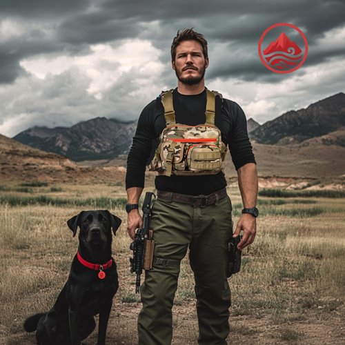 Tactical Chest Rig for Men and Women - Versatile EDC Chest Bag for Hunting Fishing Hiking and All Outdoor Pursuits - Lightweight Harness Pack Vest Suitable for Running