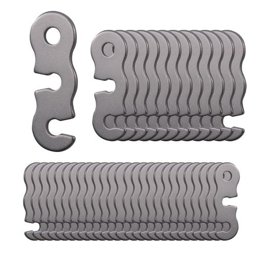 Paracordland-10pcs Aluminum Alloy Camping Tent Guyline Cord Adjuster Tent Wind Buckles Tent Rope Tensioners Paracord Tensioner for Camping Hiking Backpacking Outdoor Activity