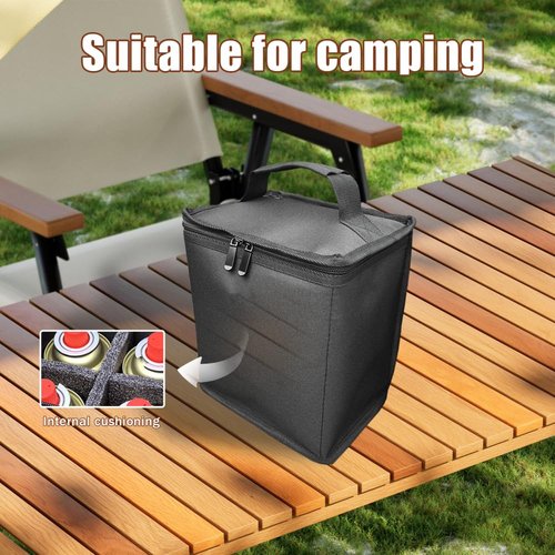 Fuel Cylinder Storage Bag, Butane Fuel Tank Cover with Handle Gas Cylinder Tank Accessories for Outdoor Camping Cooking