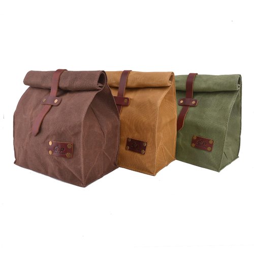 Canvas Camping Storage Multi-Purpose Bag Water Resistant for Travel Camping Hiking Camping Storage (Coffee (NO WAIST BELT))