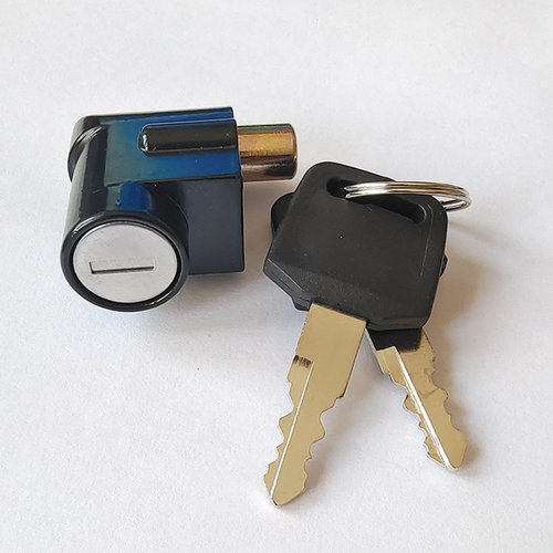 Universal Battery Box Lock for Electric Vehicles - Anti-Theft Metal Replacement Lock with 2 Keys, Fits E-Bike, Electrombile & Motorcycle