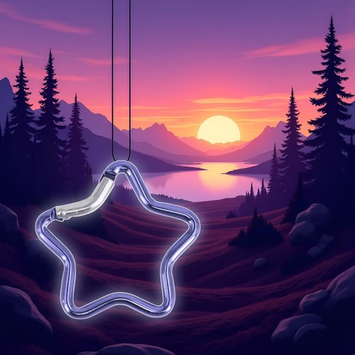 1 Pcs Purple Carabiner Clip Star Shaped Climbing Buckle Aluminum Alloy Heavy Duty Keyring Hook for Camping Fishing Hiking Traveling Aluminum Key Chain Clip， Keychain Carabiners，Accessories