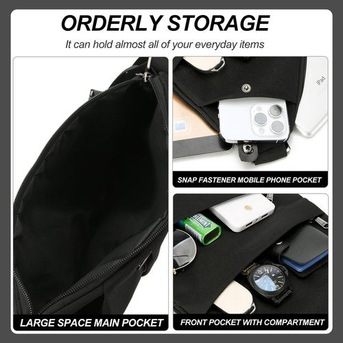 brooke kalla Anti Theft Crossbody Travel Bags Mens Sling Bag Over the Shoulder Bags for Women Gifts for Travelers