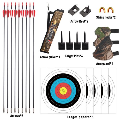 LWANO Recurve Bow for Adults - Archery Takedown Bow and Arrow Set for Adult/Youth/Teens Beginners Target Practicing, Left & Right Handed, 20/30/40lbs (40lbs)