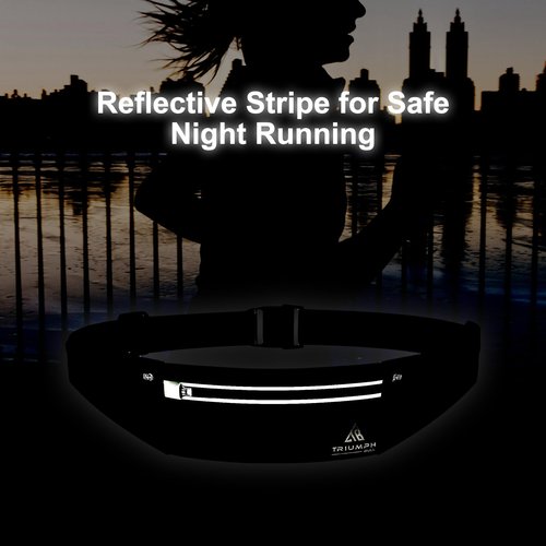 Running Belt Running Phone Holder - Fanny Pack For Hiking Essentials, Travel Essentials, And Money Belt. Bounce-Free Alternative For a Running Vest as You Can Carry Your Valuables