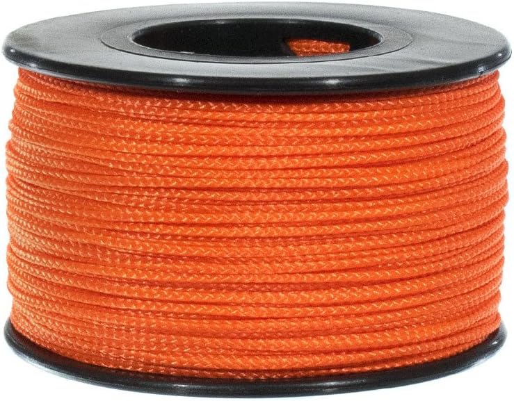 Paracord Planet | Lightweight Nylon Braided Utility Purpose Crafting Nano Cord | 300 FT Spools, 1/32” (0.75mm) Thickness, &