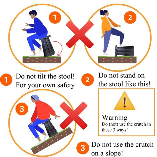 Telescopic Stool for Adults- Collapsible Stool with Cushion and Bag - Portable Collapsible Stool for Camping-Fishing-Hiking-BBQ - Sturdy Foldable Pop Up Stool - Lightweight and Compact Cyclone Seats
