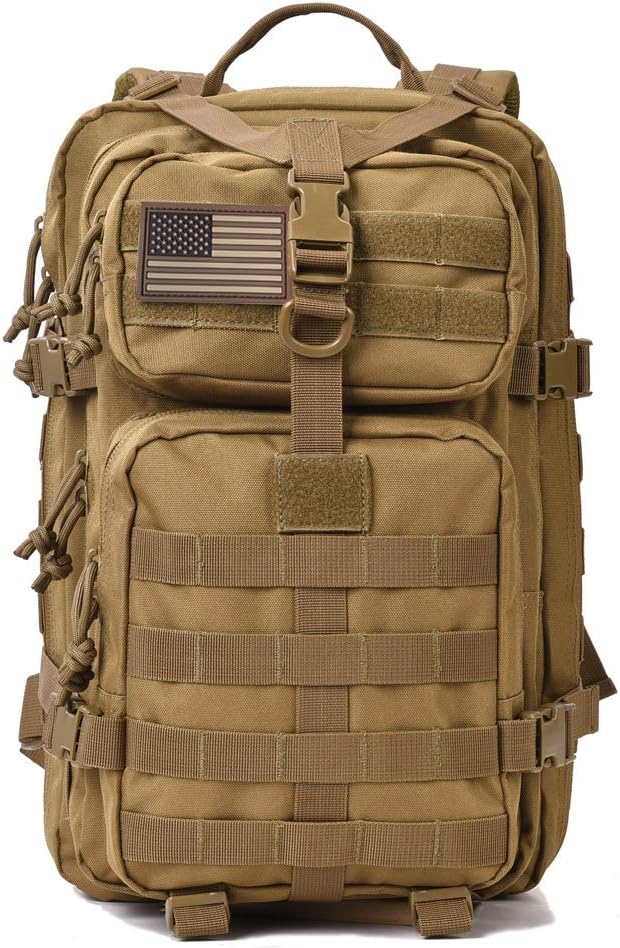 REEBOW GEAR Military Tactical Backpack 3 Day Assault Pack Army Molle Bag Backpacks Rucksack 35L