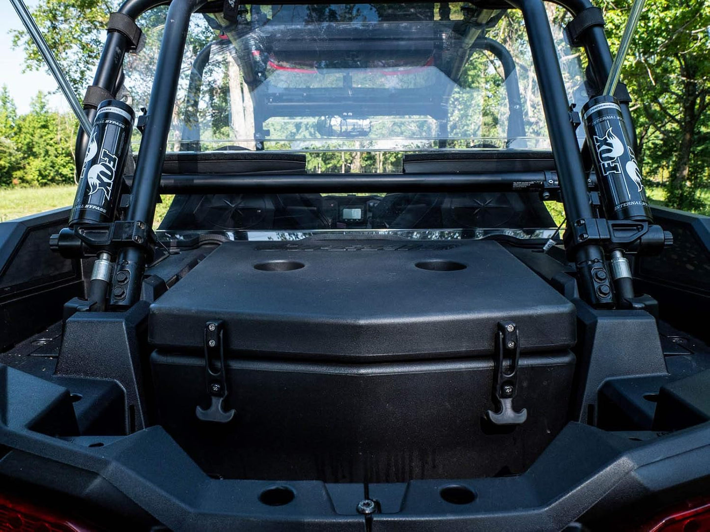 SuperATV RZR Cooler/Cargo Box For 2014-2023 Polaris RZR XP 1000 / XP 4 1000 | Insulated to Keep Drinks Cold | Holds 30 Liters | Built in Drain Plug | Sealed Lid