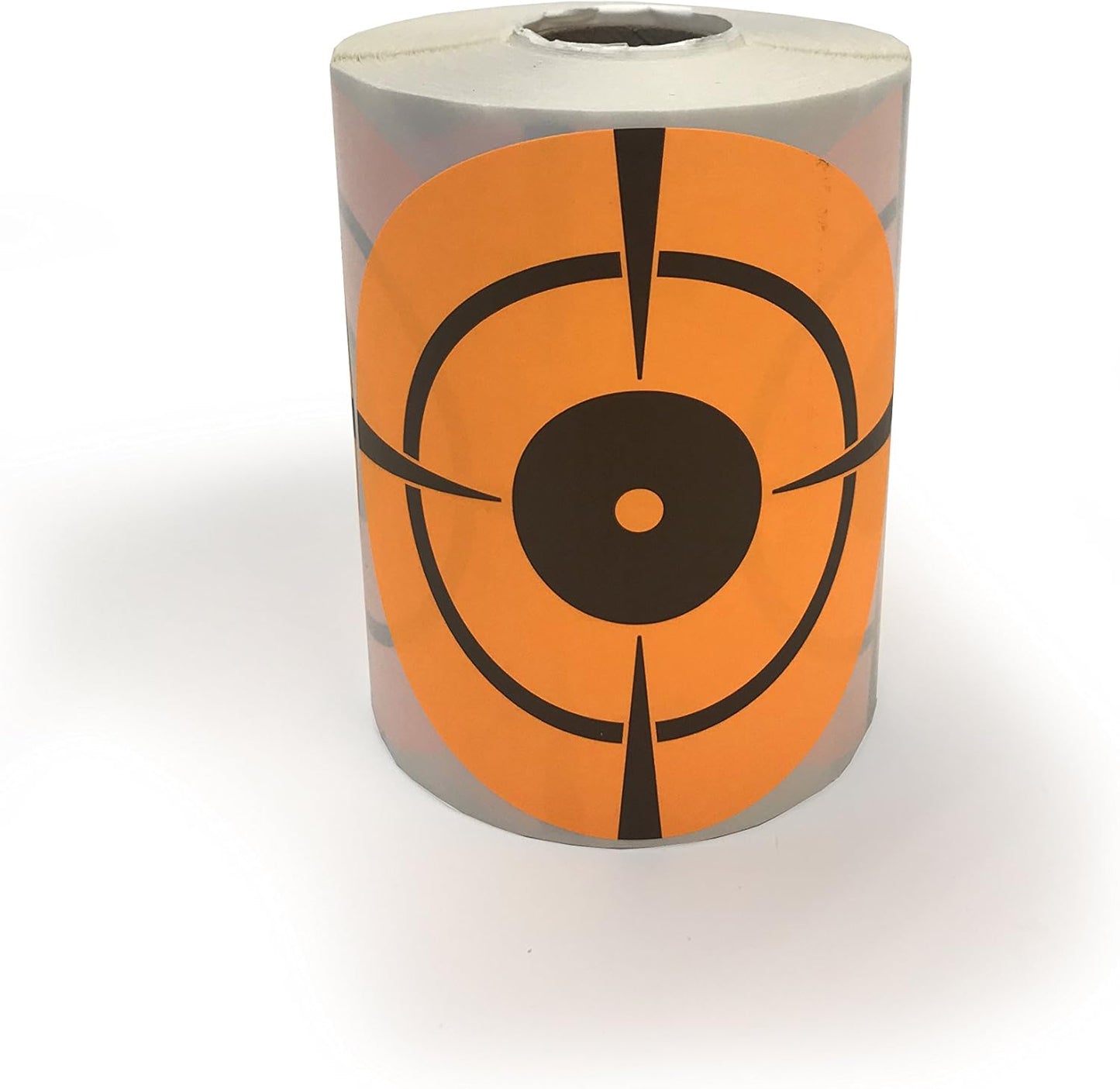 SBLABELS Bullseye Shooting Target 250 Bright Fluorescent Orange/Red Targets Made in The USA