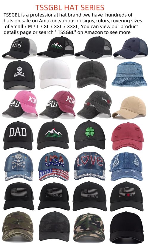 TSSGBL Small Size Snapback Mesh Baseball Trucker Hat Basic No-Logo Plain Blank Adjustable Summer Work Ball Cap for Women Men Black