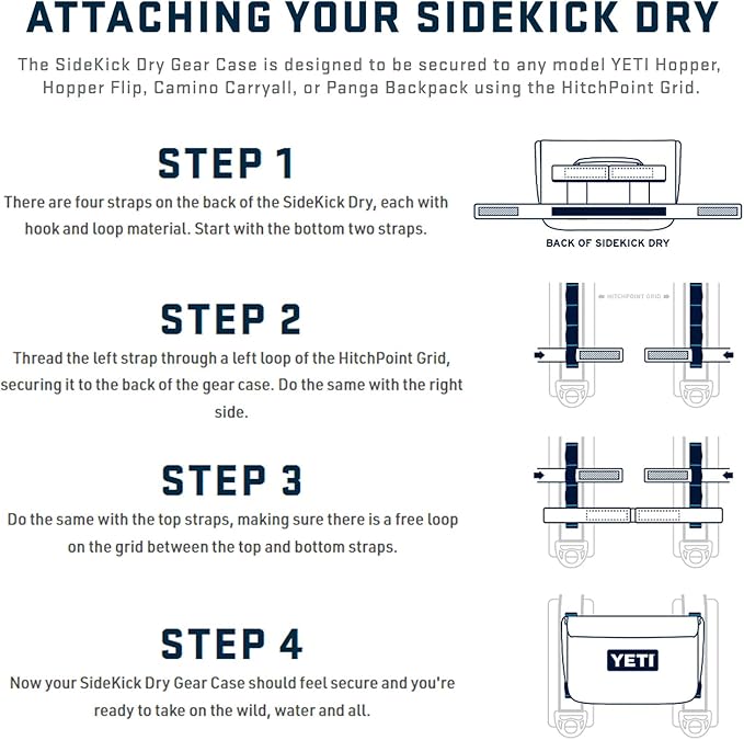 YETI Sidekick Dry Waterproof Gear Case and Bag Accessory