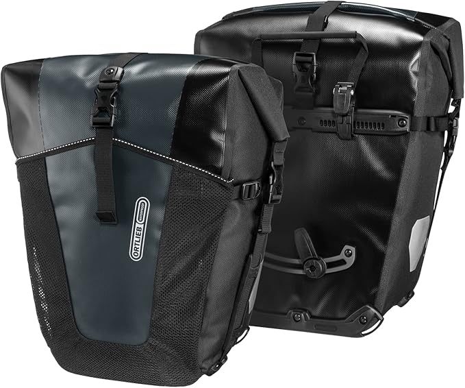 Ortlieb Unisex's Back-Roller Pro Classic Saddle Bag-Black/Grey, 70 Litre