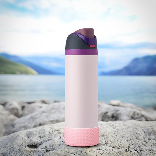 yoelike Silicone Water Bottle Boot for Owala 24 oz, 2PCS Anti-Slip Protective Sleeve for FreeSip/Twist/Flip, Watter Bottle Accessories, Bottom Bumper Cover, Dishwasher Safe, BPA Free