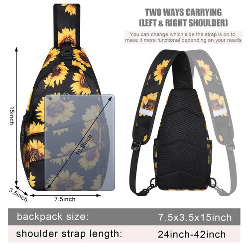 Pritent Crossbody Bags for Women Men Trendy Sling Bag Bakpack & Gym Bag for Women with Shoe Compartment Sport Gym Tote Bags
