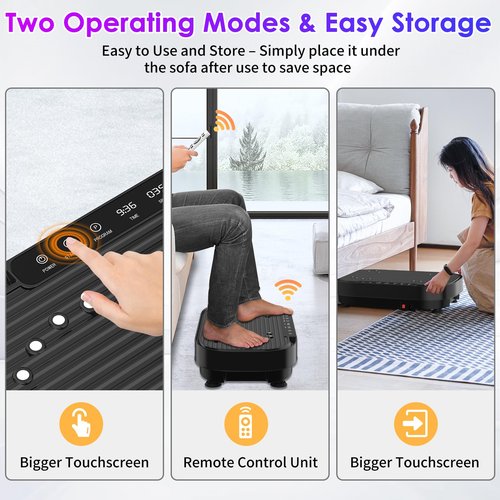 SEACOT Whole Body Vibration Plate Exercise Machine for Rapid Fat Burning, Muscle Toning & Lymphatic Drainage – Ideal Women’s Workout Equipment for Weight Loss & Home Fitness