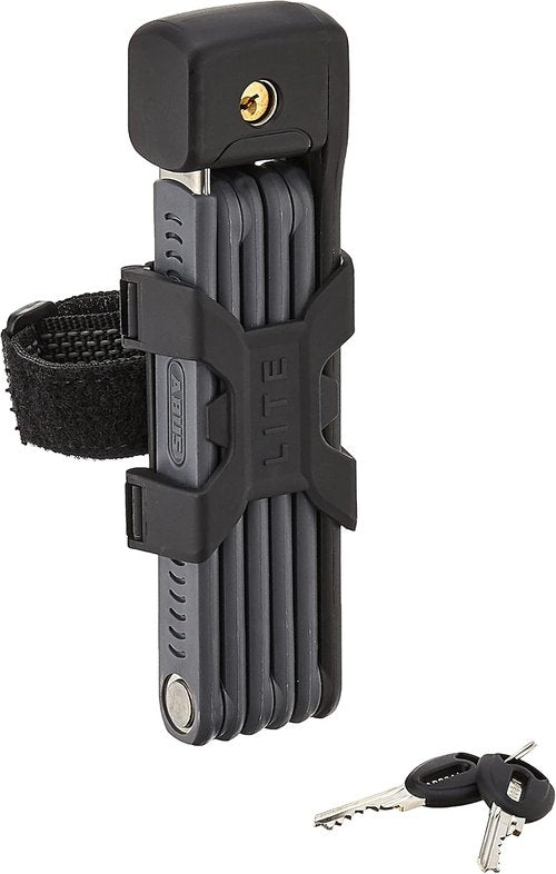 ABUS Bordo Ugrip Lite 6055/85cm Security Level 7 Bike Lock, Black