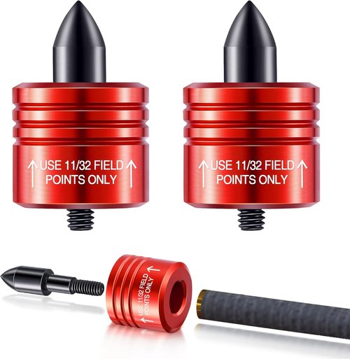 Crossbow Bolt Decocking Heads - 2 Pieces Universal Fit for Hunting and Competition Crossbow Arrows - Arrow Release for Recurve and Compound Bows& Point Crossbow Decocking Tips.