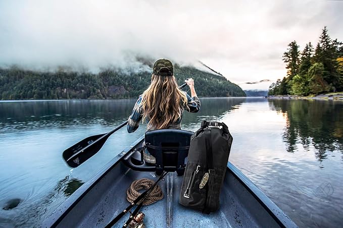 ~ AQUA RT Dry Bag~ Water-Proof Faraday Dry Bag for Laptops, Tablets, and Mid-Size Electronics ~ Tracking/Hacking Defense ~ Coyote Brown