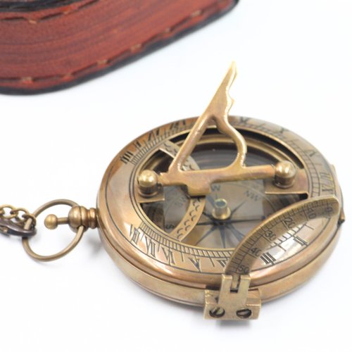 So You Can Sundial Compass Gift Hiking - Camping - Keepsake Engraved Compass Gifts for Men - Son - Boys - Women - Girls
