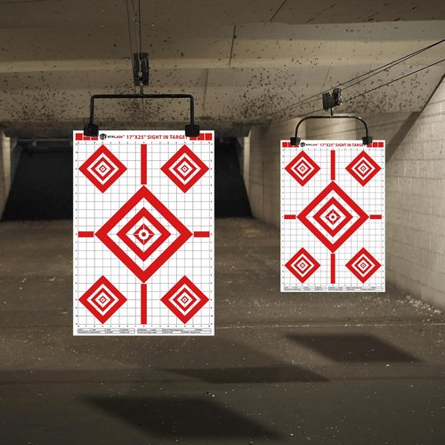 Atflbox Sight in Shooting Range Paper Target, 17X25 Inch Paper Shooting Targets Suitable for Handgun, Rifle, Pellet Gun, Airgun, BB Guns, Airsoft