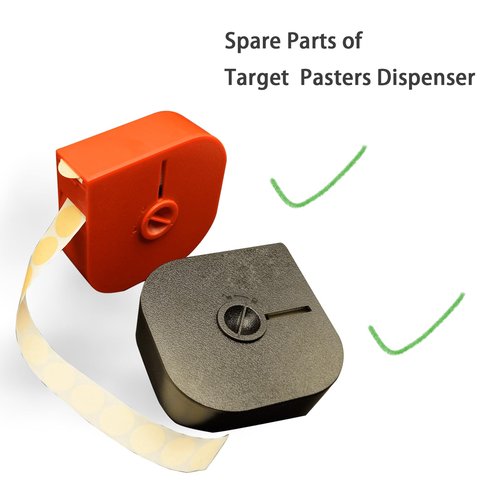 4000 Pieces/2 Rolls Square Target Pasters for Shooting Practice - Self-Adhesive Stickers for Range Cardboard Targets - Perfect for USPSA, IPSC, IDPA Sports