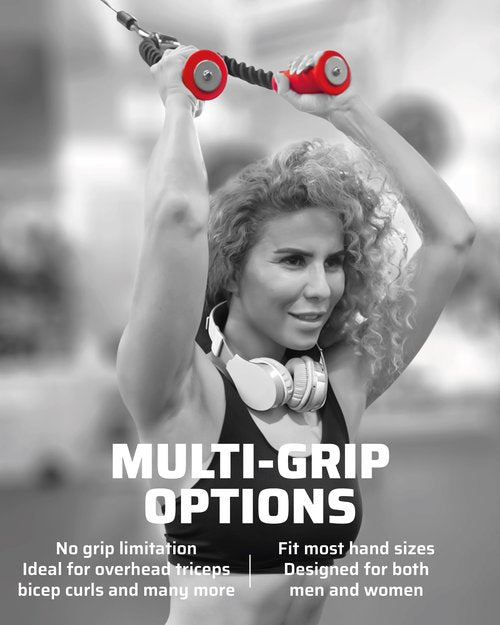 THEFITGUY Ultimate Belt for Belt Squats & Ergonomic Grip Tricep Rope | Ultimate Combination for Stronger grip & muscle activation