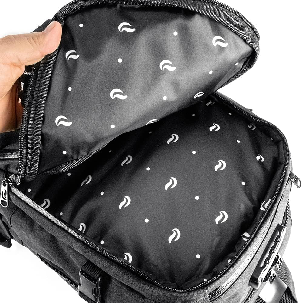 Skunk Nomad Skaters Backpack - Smell Proof - Weather Resistant- With Combination Lock