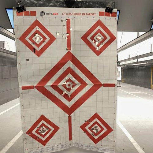 Atflbox Sight in Shooting Range Paper Target, 17X25 Inch Paper Shooting Targets Suitable for Handgun, Rifle, Pellet Gun, Airgun, BB Guns, Airsoft