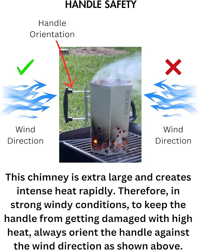 SET of Charcoal Chimney Starter & 130 PCS Fire Starters, Heavy Duty Charcoal Starter (XXL Size) & Natural Wooden Fire Starters for Grill, BBQ, Campfires, Fireplace; Optimized for Rapid Fire (130 PCS)
