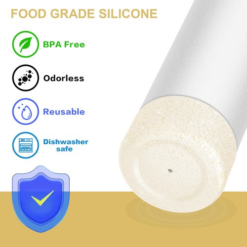 yoelike 2PCS Glitter Silicone Boot for Owala Water Bottle 32 oz, Anti-Slip Protective Sleeve for FreeSip/Twist/Flip, Bottom Bumper Cover for Watter Bottle Accessories