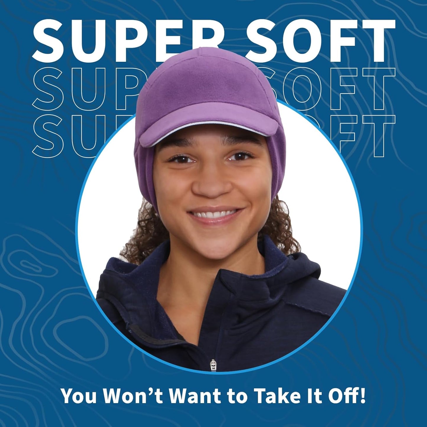 TrailHeads Fleece Ponytail Hat for Women – Trailblazer Reflective Winter Hat with Ponytail Hole for Workouts