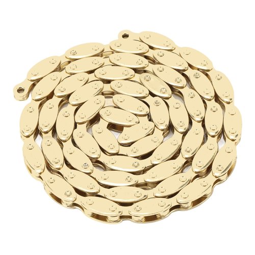 JAOCDOEN Olive Chain High Strength Single Speed 100 Link Gold Chain for Fixed Gear BMX