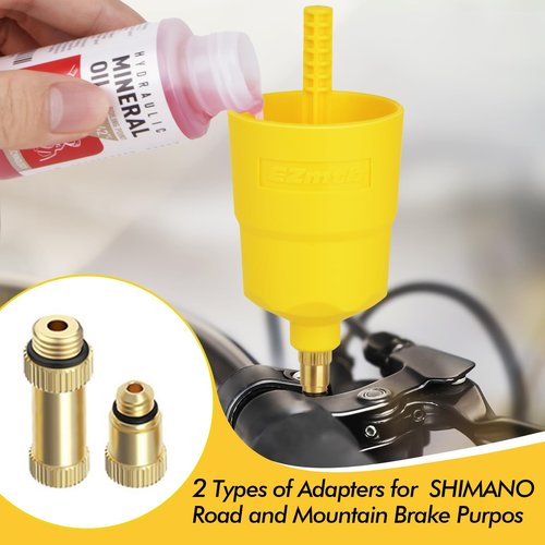 YOUMAYSTORY Brake Bleed Kit for Shimano Hydraulic Brakes, Brake Fluid Change Hydraulic Kits, Including High Performance Brake Fluid Mineral Oil 120ml