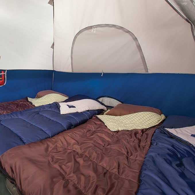 Coleman Sundome Camping Tent with Rainfly, 2/3/4/6 Person Tent Sets Up in 10 Mins, Weatherproof Shelter for Camping, Festivals, Backyard, Sleepovers, & More