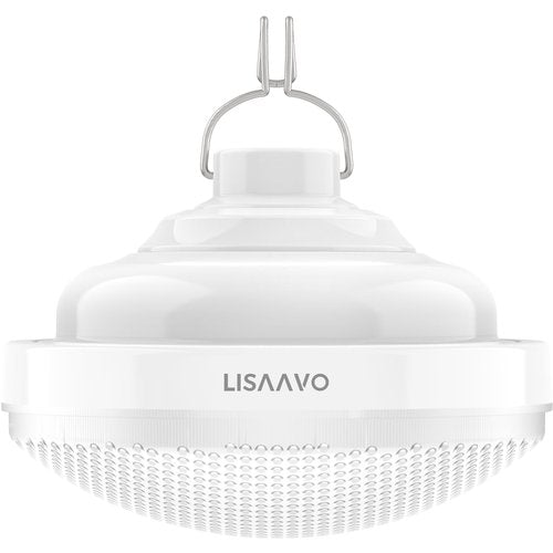 Lisaavo Rechargeable Camping Light 5200mAh Camping Lights and Lanterns Rechar Tent Light Night Market Lights for Tent,White