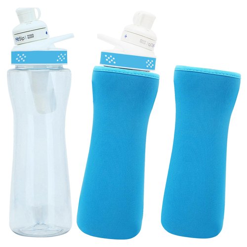 UWSTE 2Pcs Sleeve Compatible with 32oz Cirkul Water Bottle, Neoprene Insulated Water Bottle Cover for Retaining Temperature (Blue)