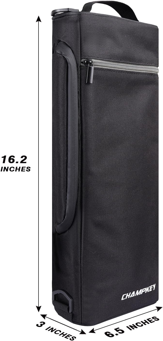 Champkey Golf Cooler Bag - Holds 6 Cans of Beer/Soda or 2 Bottles of Wine | Includes Detachable Shoulder Strap for Golfers | Golf Accessories for Men
