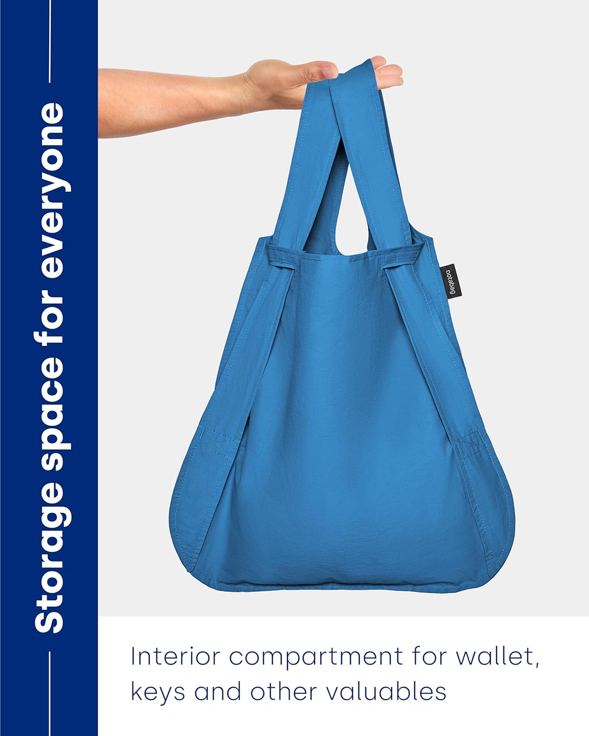 Notabag Original 2 in 1 Backpack and Bag – Backpack waterproof – reusable grocery bags foldable – clever design for more flexibility – backpack waterproof – grocery tote bag