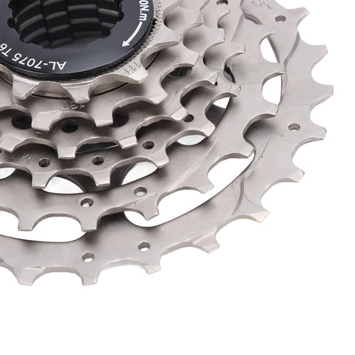 Zyyini 6 Speed Cassette, Stainless Steel Aluminum Alloy 6 Speed Cassette,Cycling Replacement Part