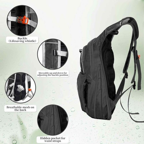 YEEKORO 12L Hiking Backpack, Lightweight Daypack Small Travel Backpack Packable Hiking Backpack, Outdoor Backpack for Men Women