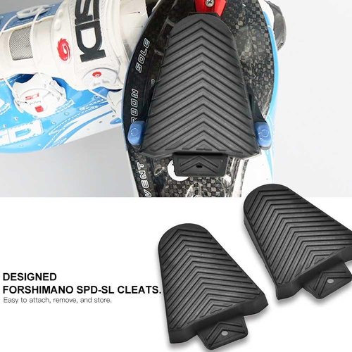 Cycling Cleat Covers, Comfortable Road Pedal Replacement Cleats Protective Covers Set for Cleats