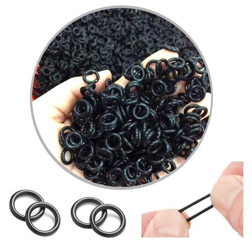 Wacky Rigging Worm Tool O-Rings 200pcs for Fishing Bait Rig Soft Plastic Worms Perfect for Bass Fishing Wacky Rig or Neko Rig 4 and 5inch Senko Finesse Stick Soft Baits