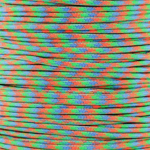 Paracord Planet 550lb Paracord with Line Winder Organizer 100 ft (Fruity Pebbles)