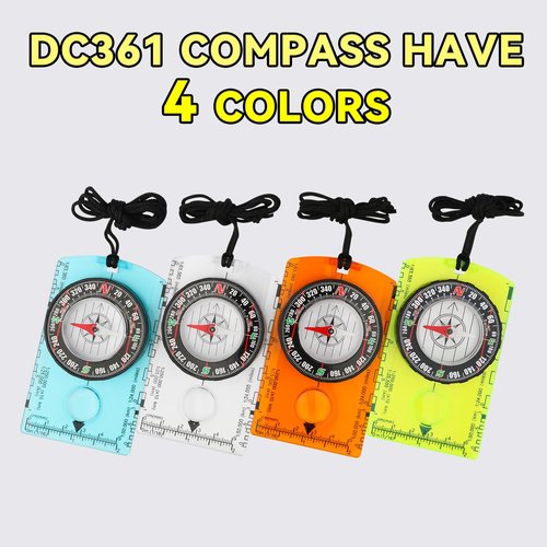 Magnetic Compass for Kids – Orienteering & Wilderness Survival Navigation Gear, Pocket Hiking Compass for Camping, Backpacking, Hunting, Outdoor Adventure