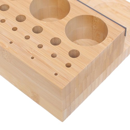 Ussuris Wooden Fly Tying Tool Kit Caddy Desktop Organizer Fly Tying Tool Holder Materials Tray Station