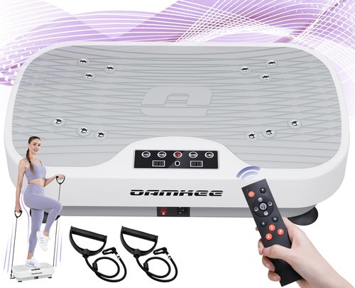 Vibration Plate Exercise Machine, Power Waver Vibration Plate Platform for Lymphatic Drainage, 9 Modes Whole Body Workout Vibrating Fitness Platform for Weight Loss & Shaping (A-2)